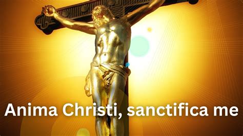 Anima Christi Santifica YouTube