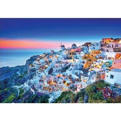 Puzzle Santorini Educa Teile Puzzle St Dte Und D Rfer