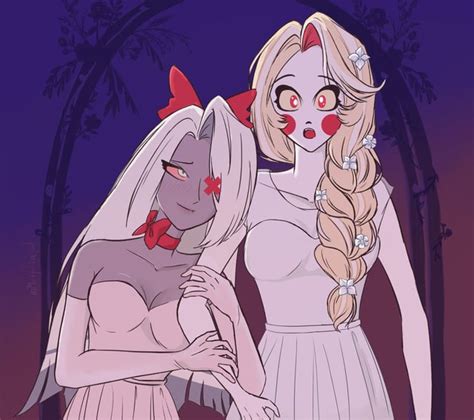 Chaggie wedding💜 ️(by marpit2april) : r/HazbinHotel