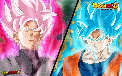 Goku Black Ssj Rose Vs Goku Ssgss By Jaredsongohan On Deviantart