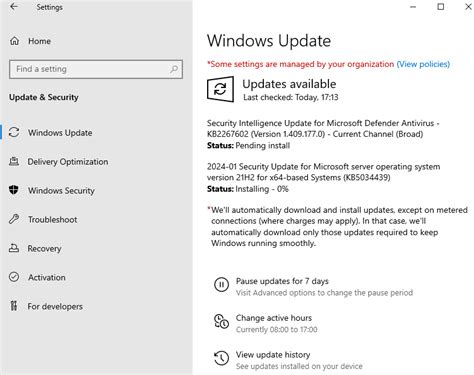 Errore Windows Update 0x80070643 Valent