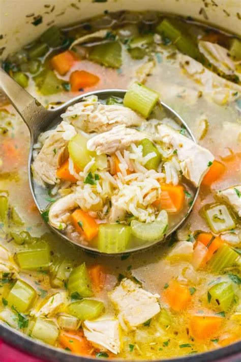 Turkey Soup With Rice Leftover Turkey Recipe Little Sunny Kitchen