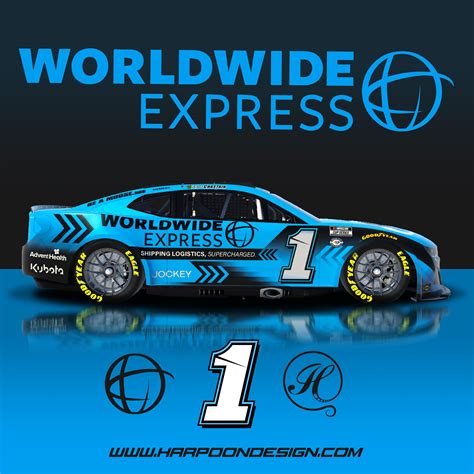 2023 Ross Chastain Worldwide Express Camaro No Num by Brantley Roden ...