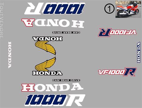 Honda Vf R Sc Sc Kit D Co Sticker Beugnies