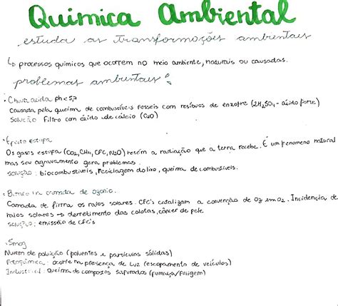 Mapas Mentais Sobre Quimica Ambiental Study Maps