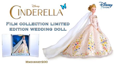 Disney Store 17 Cinderella Limited Edition Platinum Wedding Doll Review Youtube