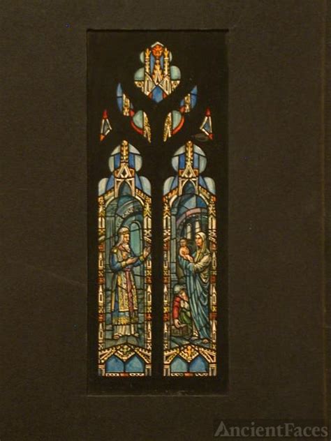 [design Drawing For Stained Glass Window Showing