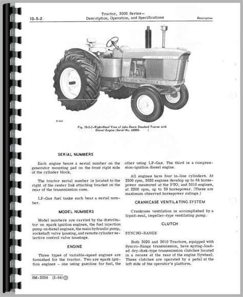 John Deere 3020 Tractor Service Manual