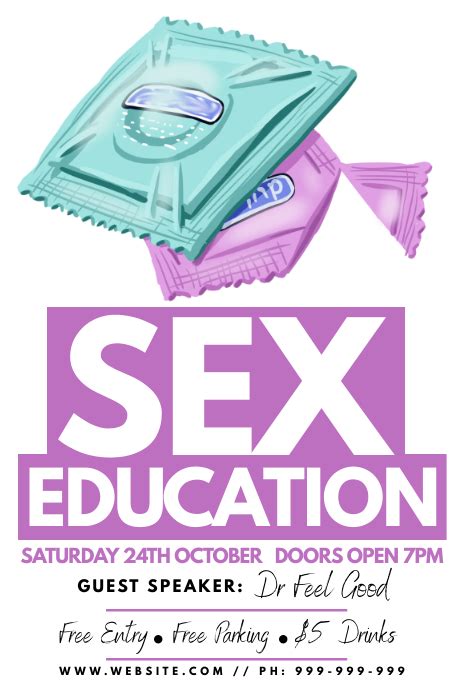 Sex Education Poster Template Postermywall