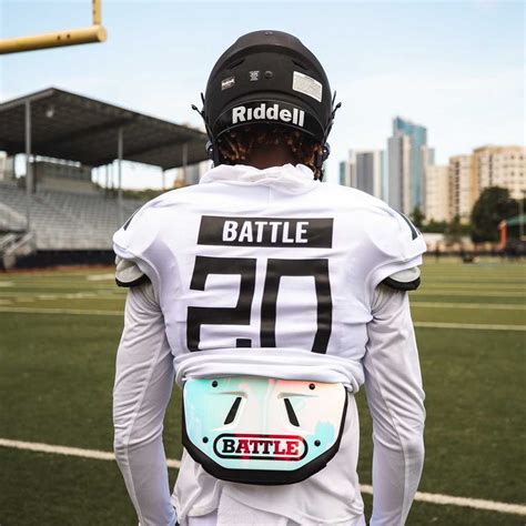 Football Iridescent Back Plate- Adult & Youth | Battle Sports