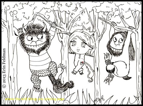 Wild Things Coloring Pages at GetDrawings | Free download