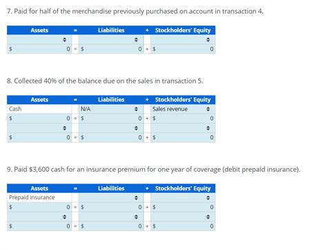 Solved Analyzing Transactions Using The Accounting Equation