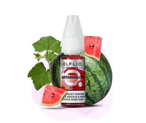 Рідина Elfliq Watermelon 30 мл Кавун купити за 349 грн у вейп шопі Sigara