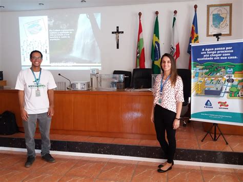 Técnicos da CASAN realizaram trabalhos de educação ambiental no colégio