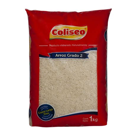 ARROZ GRADO 2 GRANO LARGO 1kg Marca Coliseo Comprar En Tu Tienda