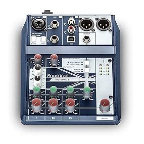 Soundcraft Notepad 5 Small Format Analog Mixing Console With USB I O 5