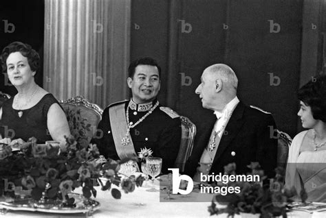 Image Of Meeting Of Norodom Sihanouk King Of Cambodia And French President