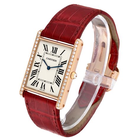 Cartier Tank Louis Rose Gold Wt Stock Pp Swisswatchexpo