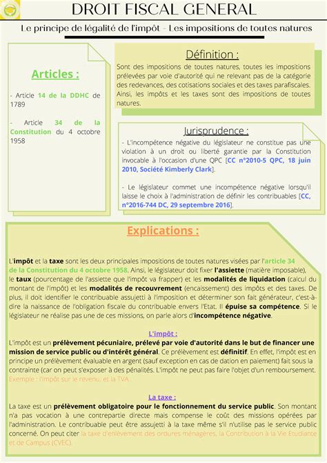 Le Principe De L Galit De L Imp T Droit Fiscal General Le Principe