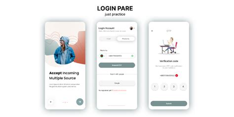 Mobile App Login Page Figma