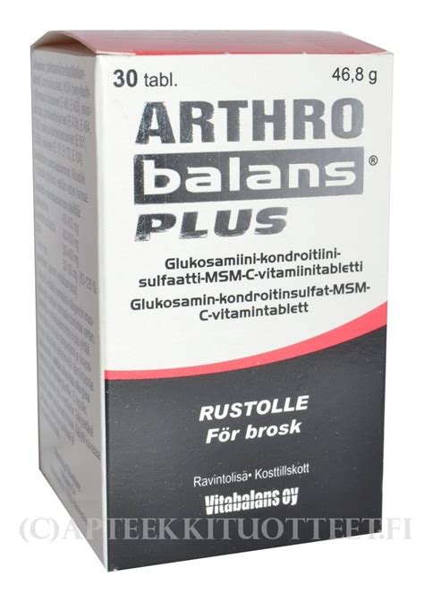 Arthrobalans Plus 30 tablettia - Apteekkituotteet.fi verkkoapteekki
