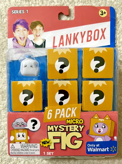 Lankybox Series 1 Micro Mystery Fig Lot Of 7 Unopened Packs New Ebay