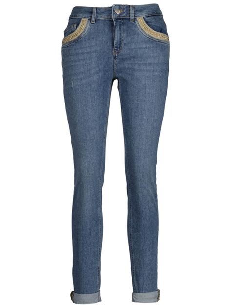 Mos Mosh Skinny Jeans Bradford Ave Blauw Dames Sebastian Mode