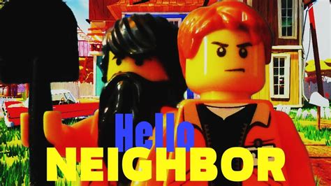 LEGO Привет Сосед! Hello Neighbor! ЛЕГО мультфильм стопмоушен анимация ...