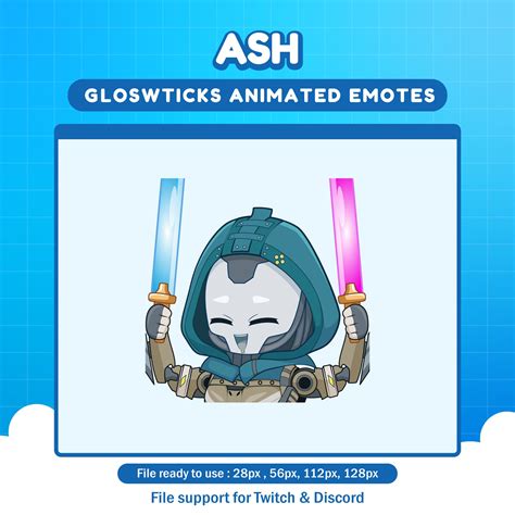 Ash Apex Legends Glow Stick Emote For Twitch Apex Animated Emotes Etsy