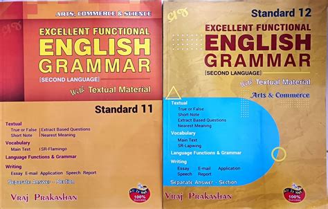 ENGLISH SECOND LANGUAGE GRAMMAR STD 11 12 VRAJ PRAKASHAN Online