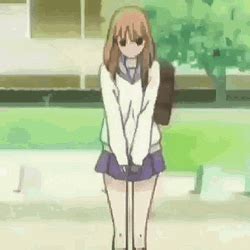 Anime Girl Falling Gif