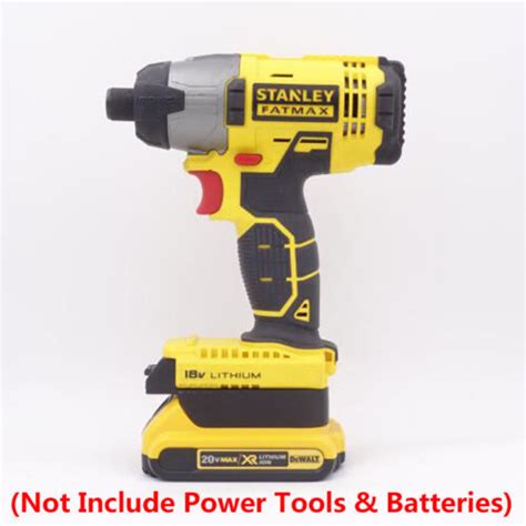 Dewalt DCB 18V 20V Max Tools Li Ion Battery To STANLEY 18V Batteries