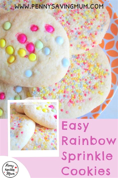 Dessert Rainbow Sprinkle Cookies