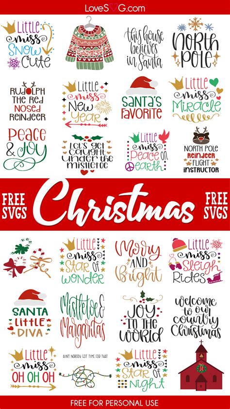 Free christmas svg files – Artofit