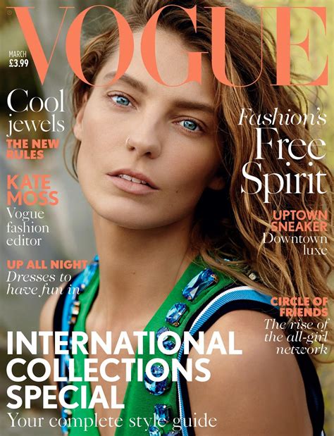 Rainbow Babes Daria Werbowy By Mario Testino For Uk Vogue March 2014