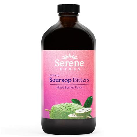 Amazon.com : Serene Herbs Soursop Bitters Liquid Mixed Berry with
