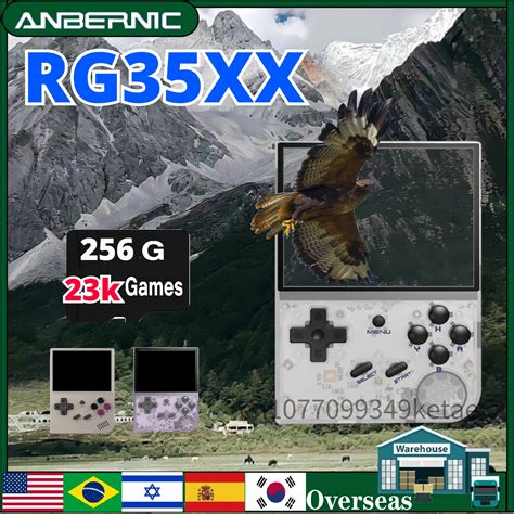 Anbernic Consola De Juegos Port Til Rg Xx Pantalla Ips Ranura Para