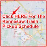 Kennesaw Trash Schedule Bulk Pickup Holidays Map