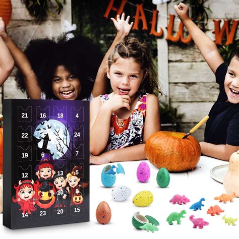 Calendar Ozmmyan Halloween Advent Calendar Dinosaur Eggs