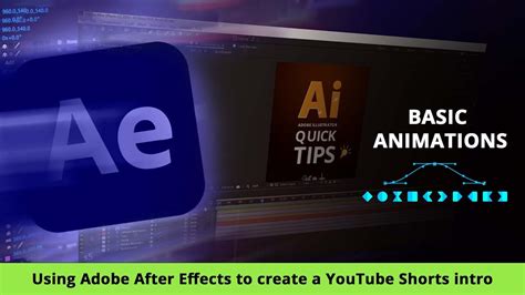 Adobe After Effects Basic Animation YouTube Shorts Intro Video