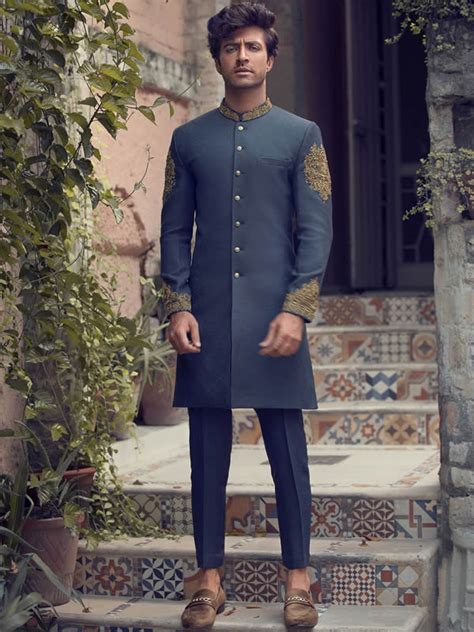 Grooms Sherwani For Mens Bradford Uk Good Looking Mens Sherwani