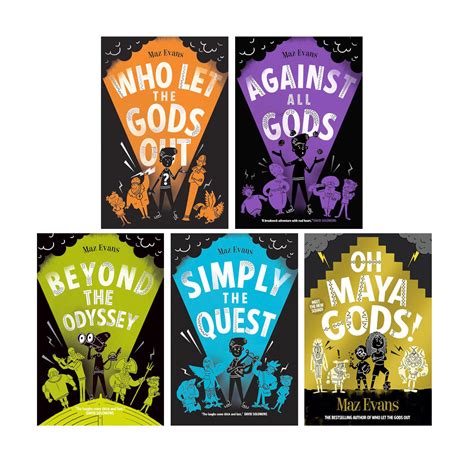 Who Let The Gods Out Series 5 Books Colletion Set By Maz Evans