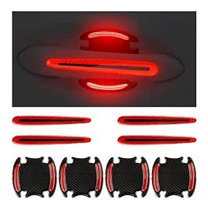 AUTONEST Car Reflective Sticker Door Handle Door Bowl Protection Guards