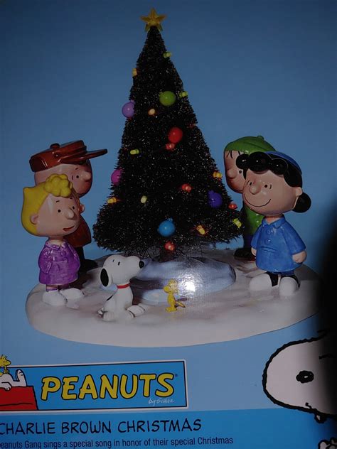 Snoopy Peanuts Dept 56 A Charlie Brown Christmas Tree Lights Sound