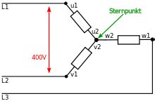 Stern Dreieck Schaltung