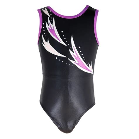 Buy Nt1801107 Girls Sleeveless Rhinestones Gymnastic Leotards Ballet Trainning