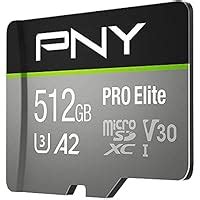 Amazon Pny Gb Pro Elite Class U V Microsdxc Flash Memory