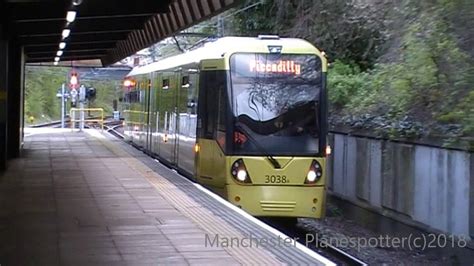 Manchester Metrolink Trams At Bury Station On The 28042018 Youtube