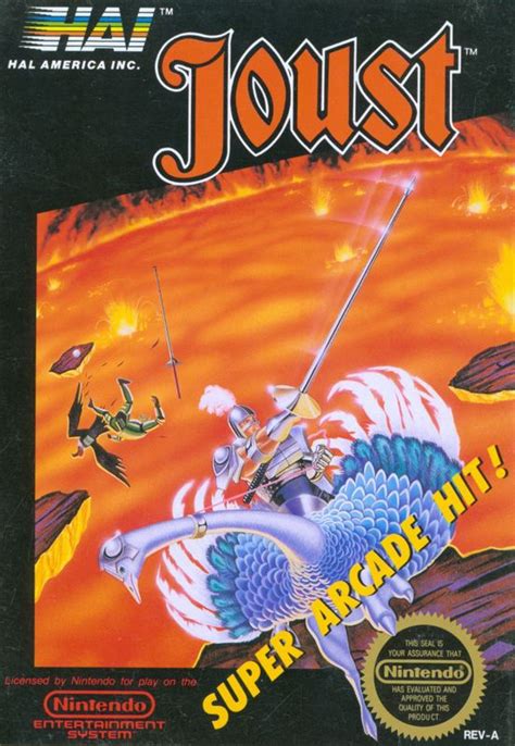 Joust Nes Box Cover Art Mobygames