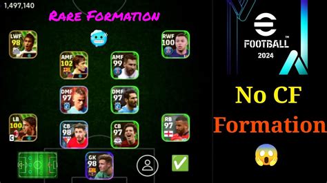 How To Get No Cf Formation 👑 In Efootball 2024 Mobile One Of The